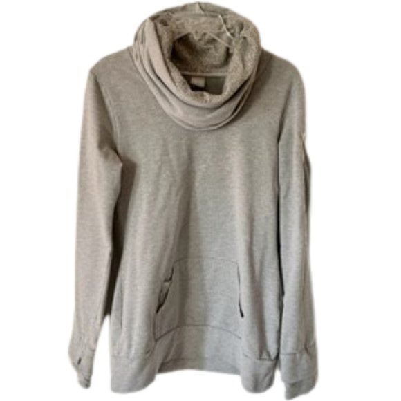 Bench Oatlands II Sweatshirt Gray Cowl Neck - L - Picture 3 of 13